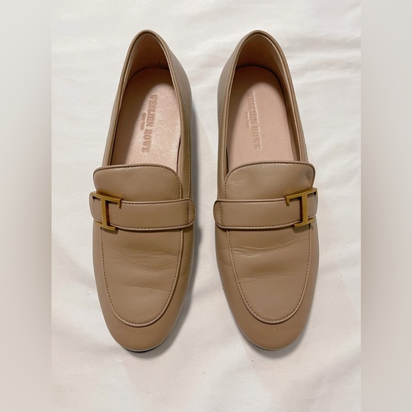 Gray Taupe Cowhide Leather Loafers - Picture 4 of 13